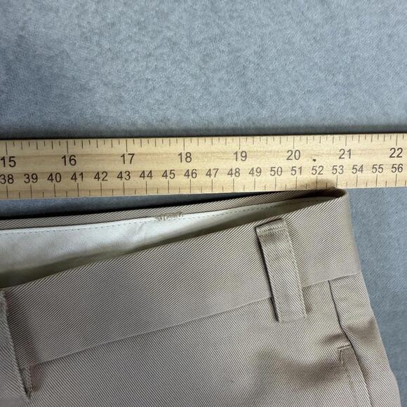 Vintage Orvis Chino Pants Mens 42x30 Beige Straight Leg Twill Flat Front 90s - Picture 7 of 8